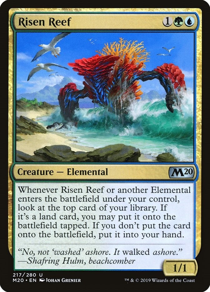 Risen Reef (217) [M20] - MTG Single