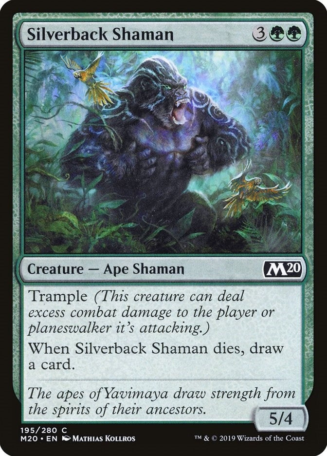 Silverback Shaman (195) [M20] - MTG Single