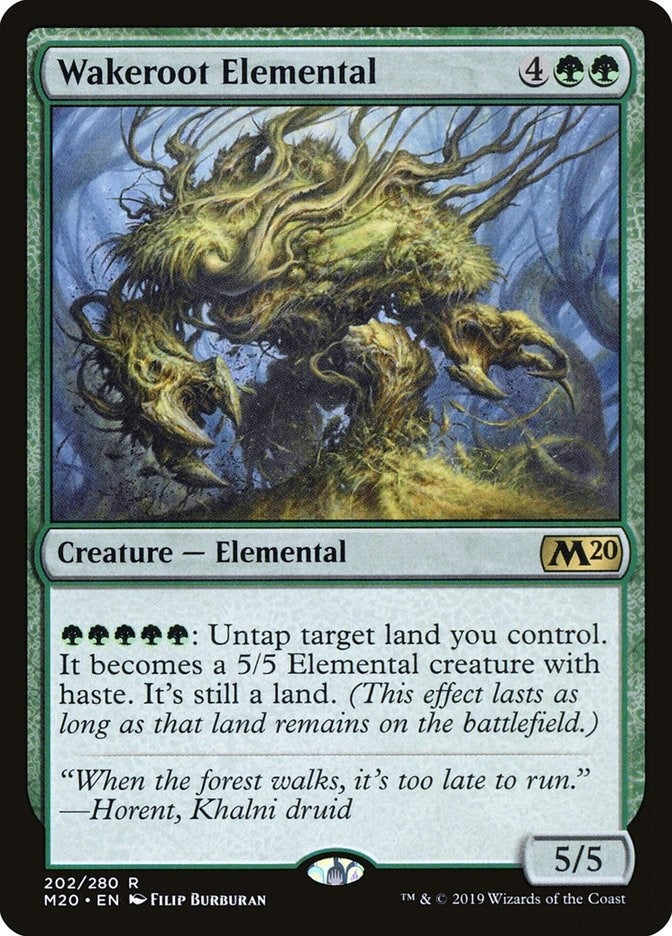 Wakeroot Elemental (202) [M20] - MTG Single