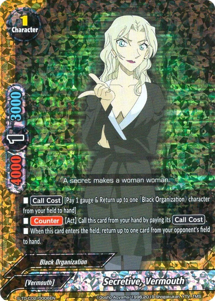 Secretive Vermouth (Parallel Foil) (20006) [S-TD-C02] - Future Card BuddyFight Single