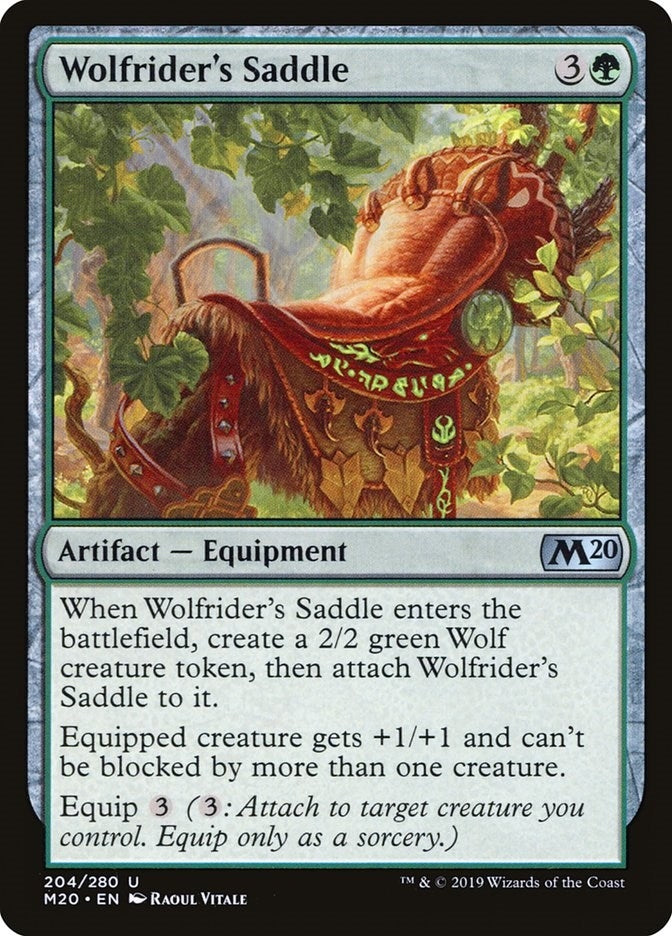 Wolfrider’s Saddle (204) [M20] - MTG Single
