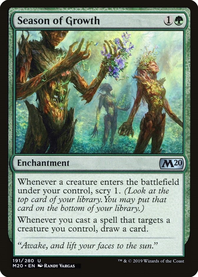 Season of Growth (191) [M20] - MTG Single