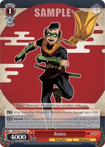 Robin (1041) [BNJ/SX0] - Weiss Schwarz Single