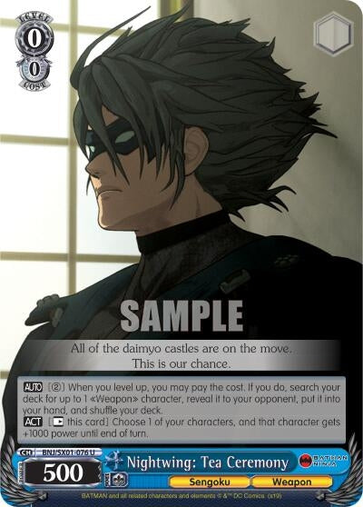 Nightwing: Tea Ceremony (1076) [BNJ/SX0] - Weiss Schwarz Single
