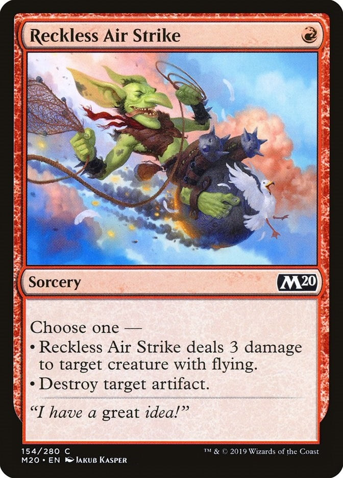 Reckless Air Strike (154) [M20] - MTG Single