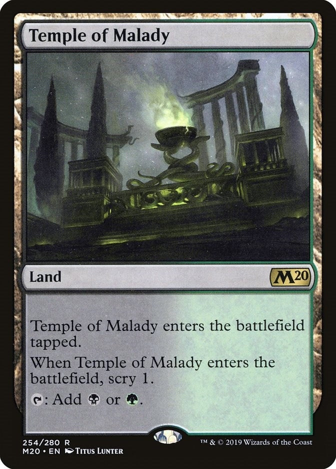 Temple of Malady (254) [M20] - MTG Single