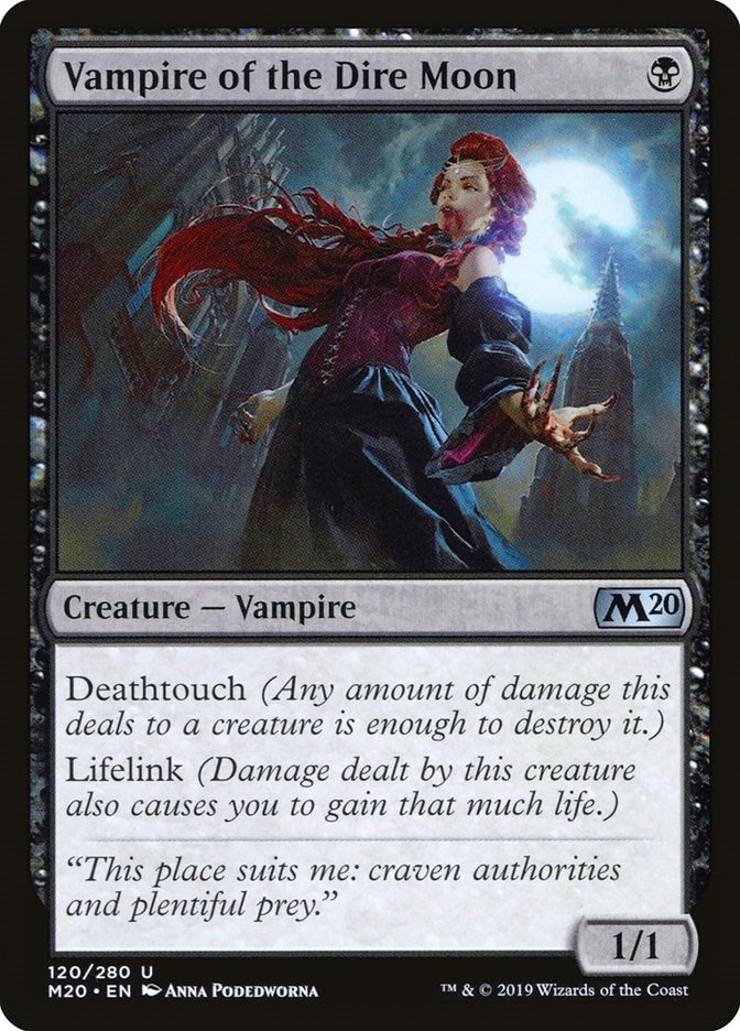 Vampire of the Dire Moon (120) [M20] - MTG Single