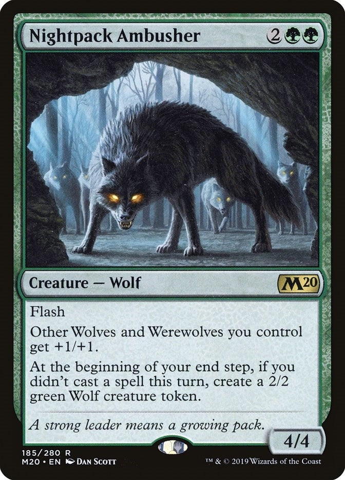 Nightpack Ambusher (185) [M20] - MTG Single