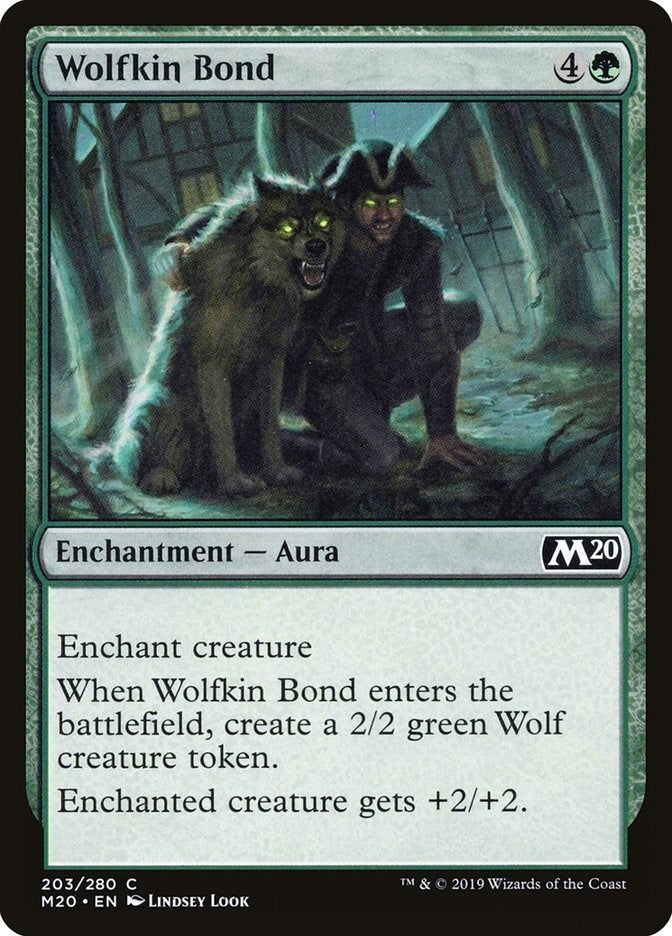 Wolfkin Bond (203) [M20] - MTG Single