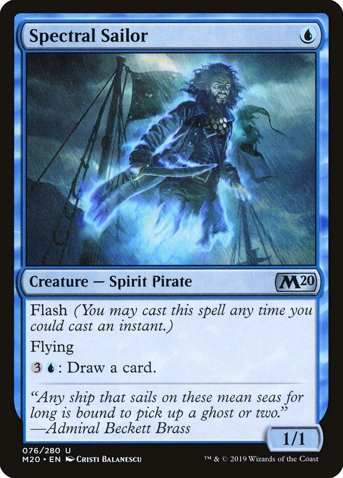 Spectral Sailor (76) [M20] - MTG Single