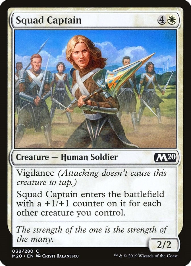 Squad Captain (38) [M20] - MTG Single