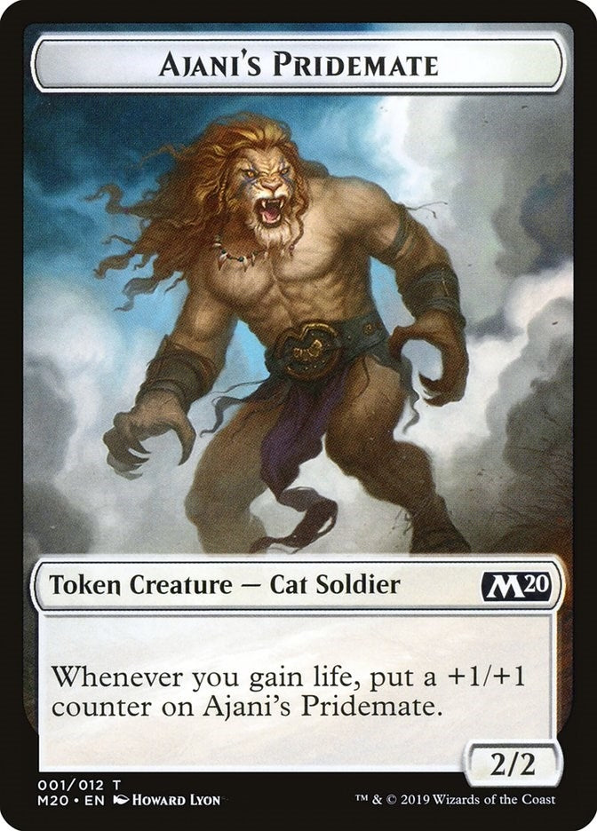 Ajani’s Pridemate Token (0) [M20] - MTG Single