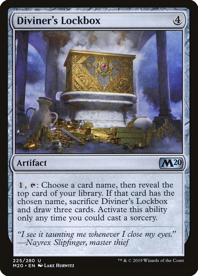 Diviner’s Lockbox (225) [M20] - MTG Single