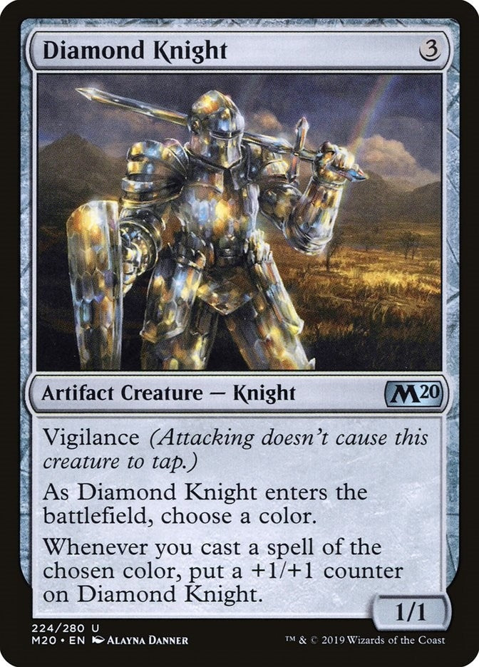 Diamond Knight (224) [M20] - MTG Single