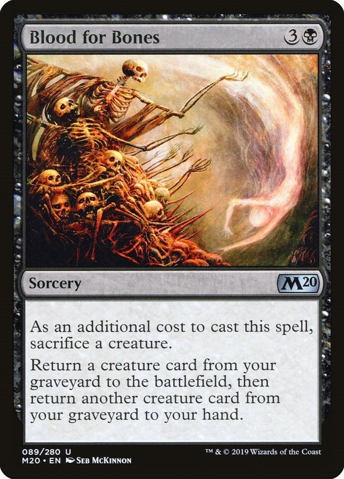 Blood for Bones (89) [M20] - MTG Single