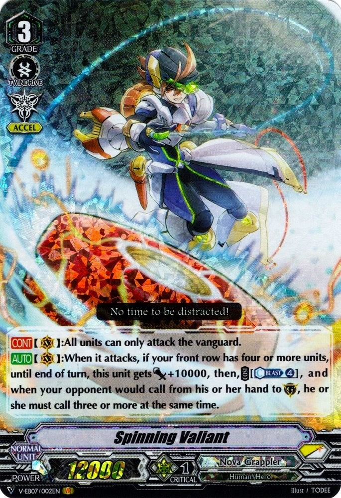 Spinning Valiant (7002) [V-EB07] - Cardfight Vanguard Single