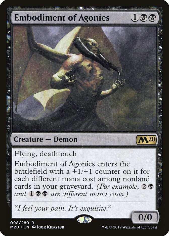 Embodiment of Agonies (98) [M20] - MTG Single