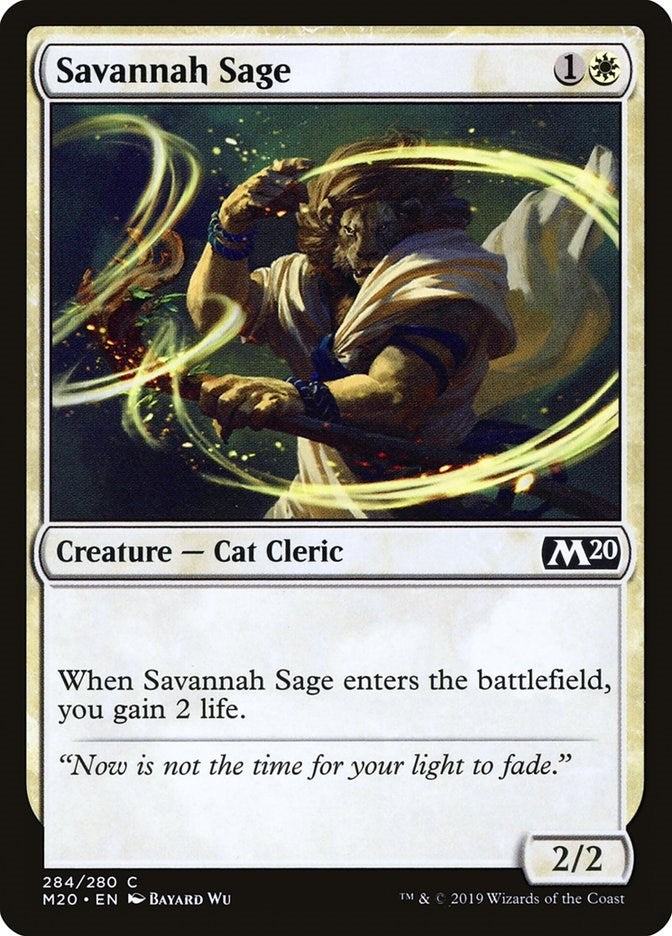 Savannah Sage (284) [M20] - MTG Single