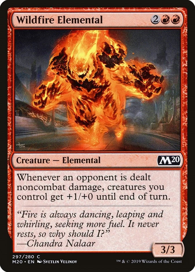 Wildfire Elemental (297) [M20] - MTG Single