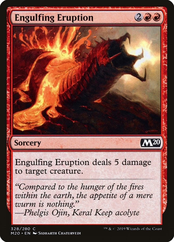 Engulfing Eruption (328) [M20] - MTG Single