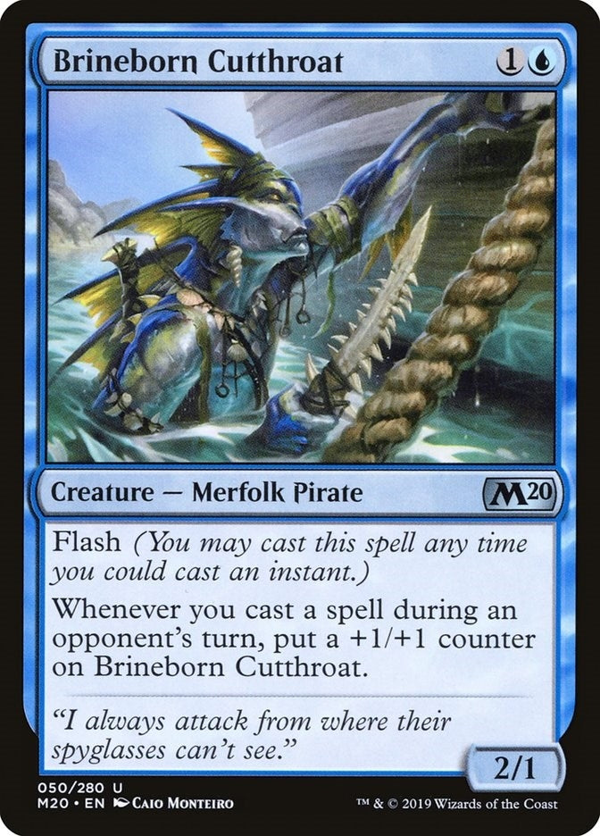 Brineborn Cutthroat (50) [M20] - MTG Single