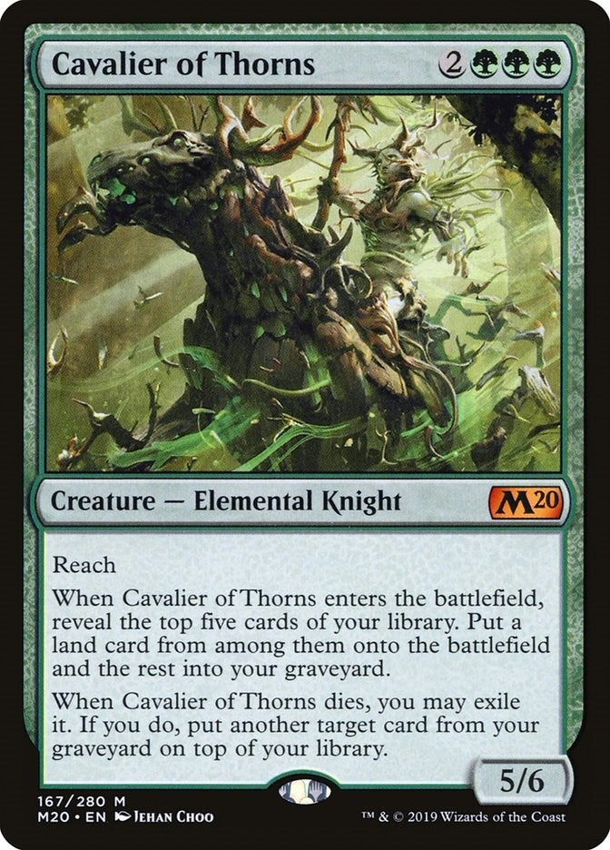 Cavalier of Thorns (167) [M20] - MTG Single