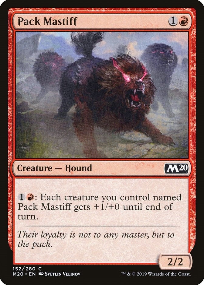 Pack Mastiff (152) [M20] - MTG Single