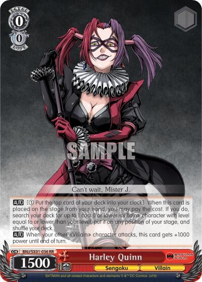 Harley Quinn (1036) [BNJ/SX0] - Weiss Schwarz Single
