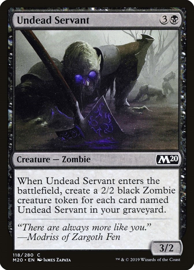 Undead Servant (118) [M20] - MTG Single