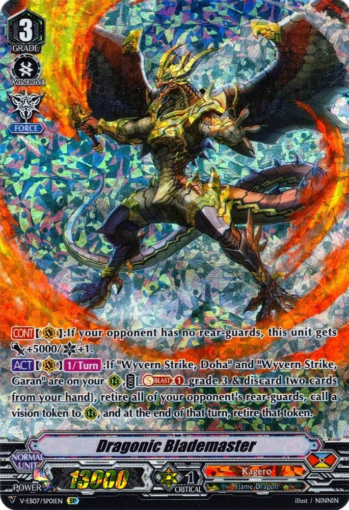 Dragonic Blademaster (SP) (701) [V-EB07] - Cardfight Vanguard Single