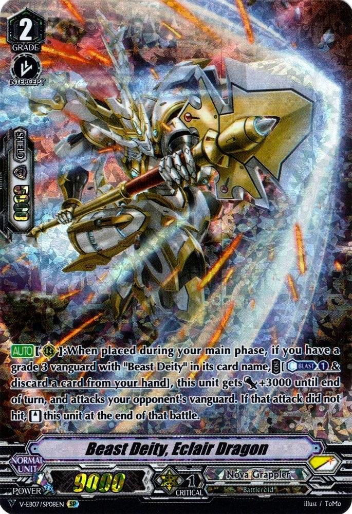 Beast Deity Eclair Dragon (SP) (708) [V-EB07] - Cardfight Vanguard Single
