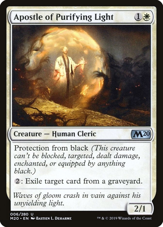 Apostle of Purifying Light (6) [M20] - MTG Single