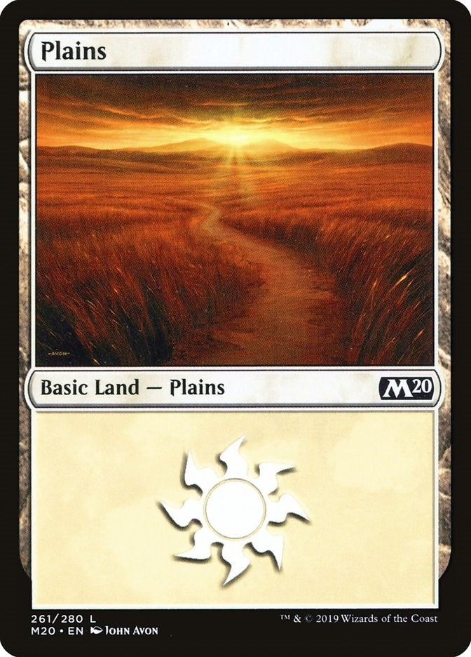 Plains (261) [M20] - MTG Single