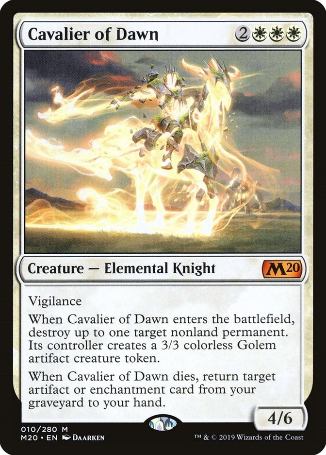 Cavalier of Dawn (10) [M20] - MTG Single