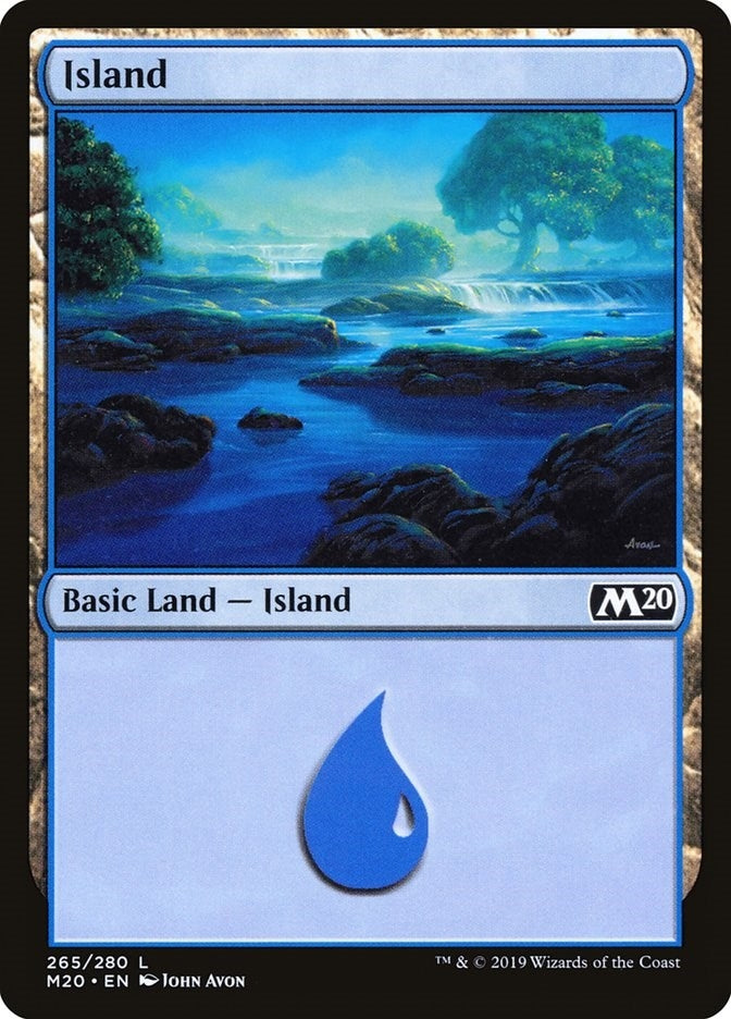 Island (265) [M20] - MTG Single