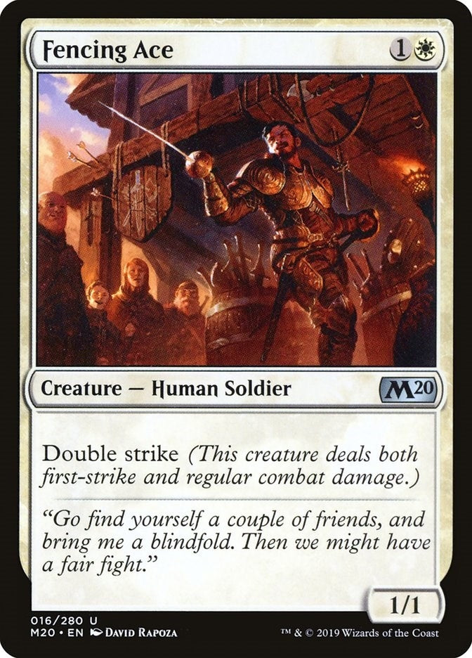Fencing Ace (16) [M20] - MTG Single