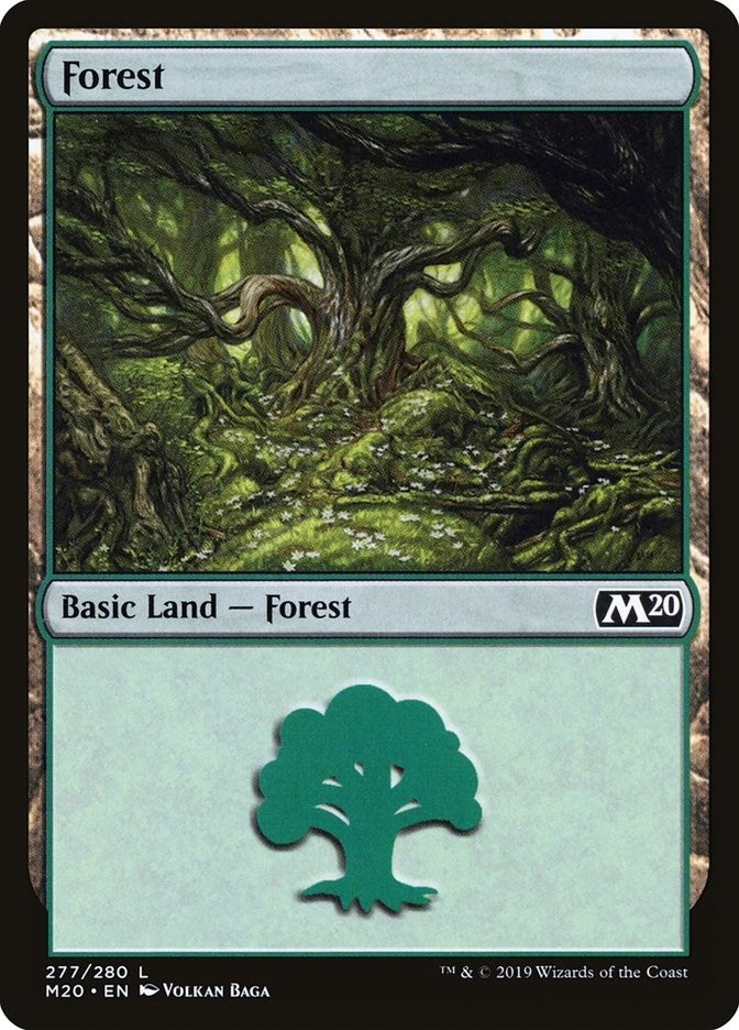 Forest (277) [M20] - MTG Single