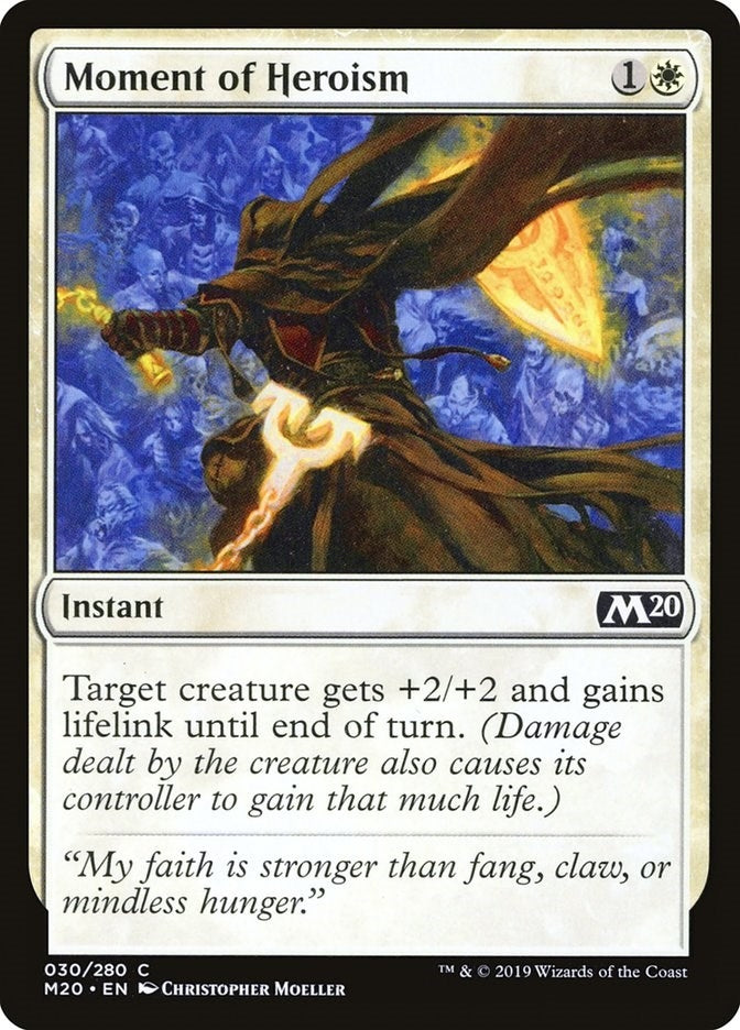 Moment of Heroism (30) [M20] - MTG Single