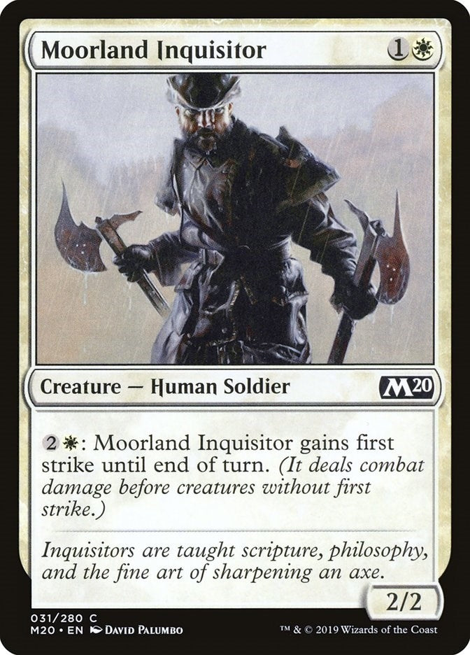 Moorland Inquisitor (31) [M20] - MTG Single