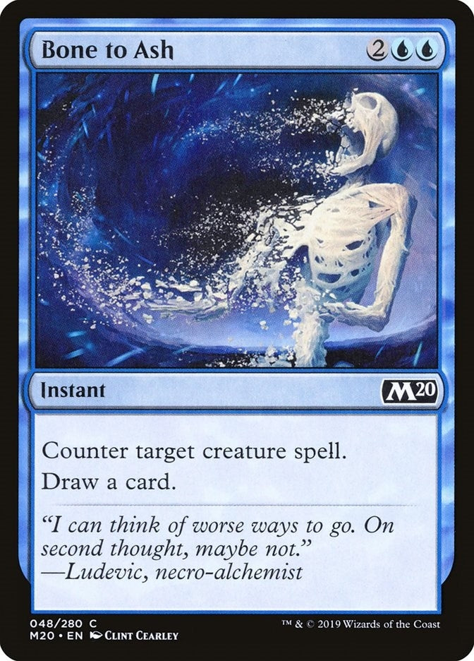 Bone to Ash (48) [M20] - MTG Single