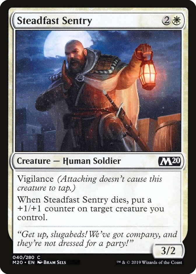 Steadfast Sentry (40) [M20] - MTG Single