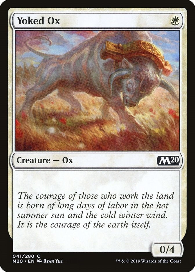 Yoked Ox (41) [M20] - MTG Single