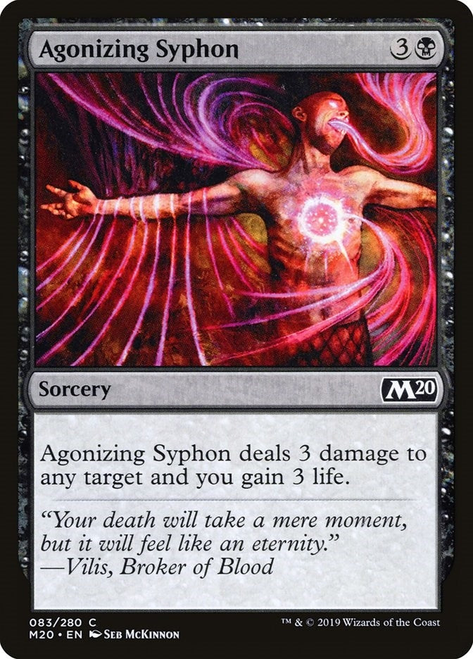 Agonizing Syphon (83) [M20] - MTG Single