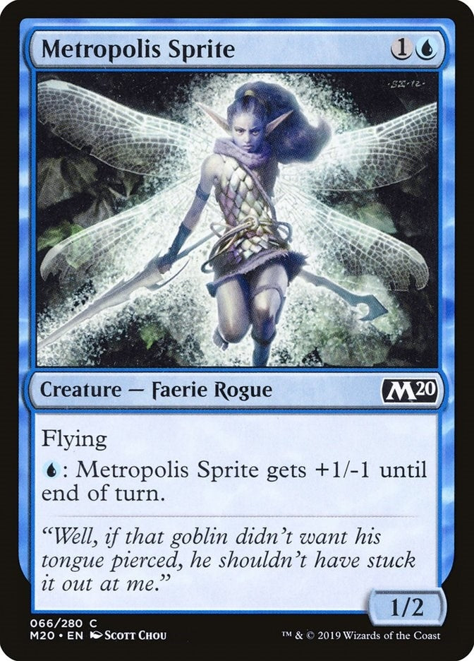 Metropolis Sprite (66) [M20] - MTG Single