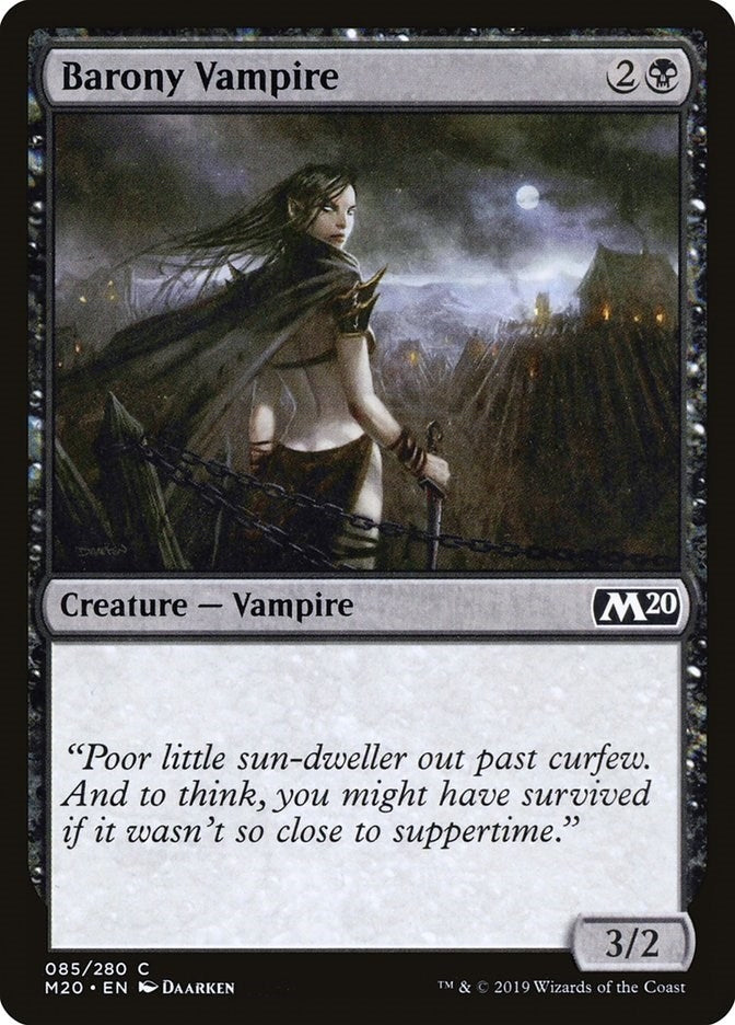 Barony Vampire (85) [M20] - MTG Single
