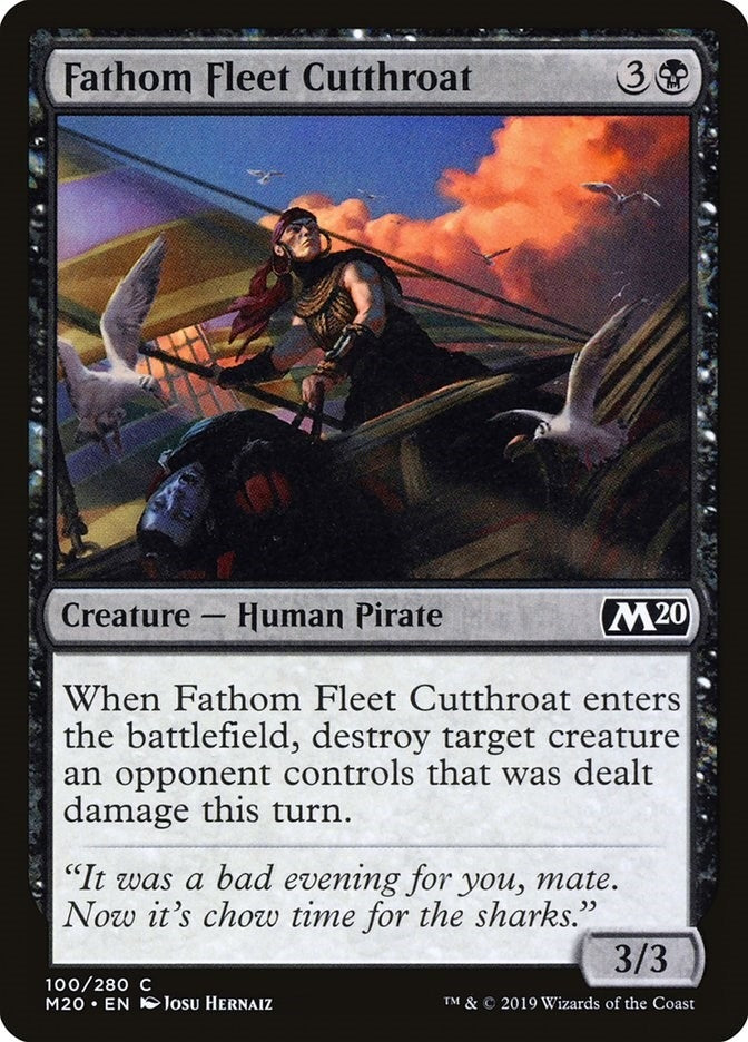 Fathom Fleet Cutthroat (100) [M20] - MTG Single