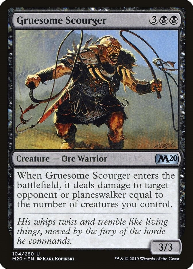 Gruesome Scourger (104) [M20] - MTG Single