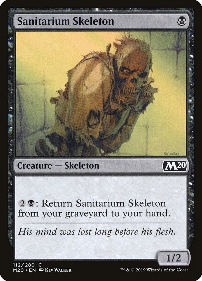 Sanitarium Skeleton (112) [M20] - MTG Single