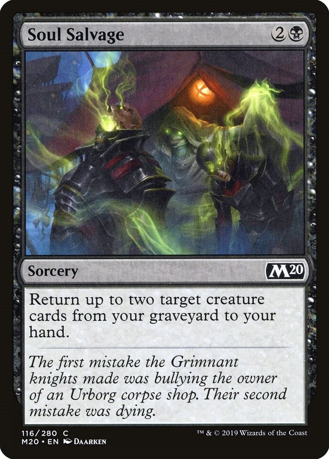 Soul Salvage (116) [M20] - MTG Single