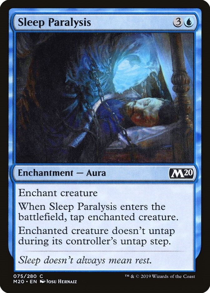 Sleep Paralysis (75) [M20] - MTG Single